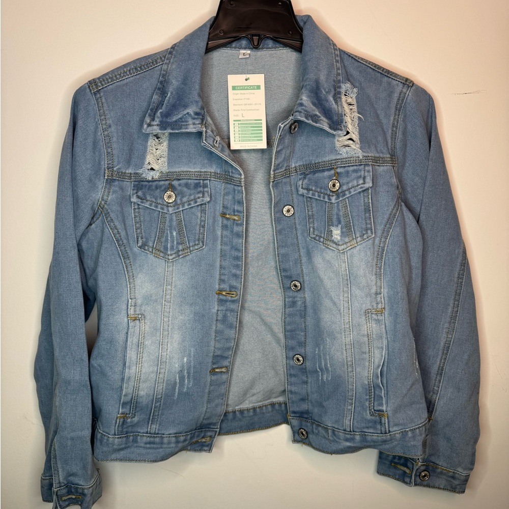 Women's Light Blue Denim Jacket